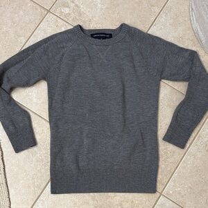 French Connection Charcoal Crewneck Sweater